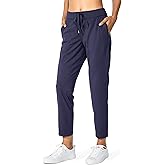 G Gradual Women's Pants with Deep Pockets 7/8 Stretch Ankle Sweatpants for Golf, Athletic, Lounge, Travel, Work