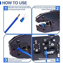 Twidec/250PCS Insulated Fork Spade Wire Connector