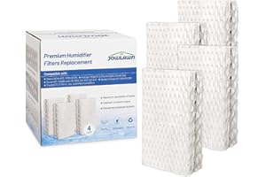 Jowlawn Humidifier Filter Replacement- 4 Pack WF813 Humidifier Wick Filter Compatible with E quate EQ 2119-UL, Re-Lion RCM-832 RCM-832N, Pro Care PCCM-832N Cool Mist Humidifier Filters