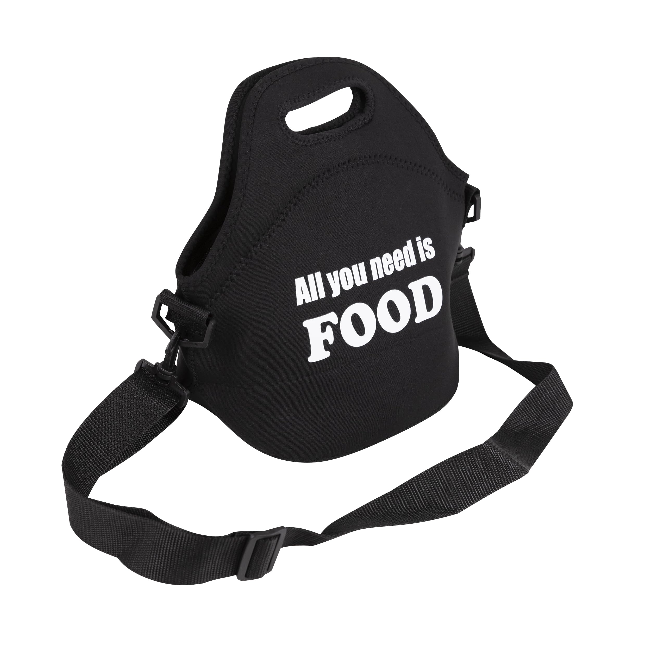 Bolsa ALMUERZO NEOPRENO 30x30x17 cm Negra Expert BGEU4332 SAN IGNACIO