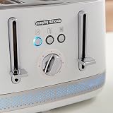 Morphy Richards Illumination 4 Slice Toaster 1500W Blue Light 7 Browning view 6