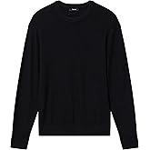 Theory Men's Riland Crewneck Grid in Light Bilen