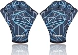 AMFUN Aquatic Gloves Webbed Swim Training Gloves M Navy Blue view 2