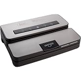 LEM Products MaxVac 250 Vacuum Sealer Machine | Food Vacuum Sealer for Freezer Storage, Includes Bag Roll Holder, Cutter, Bag Roll, Easy to Use Control Panel