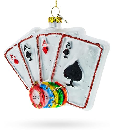 Las Vegas, Decorazione per albero di Natale con fiches da poker
