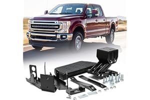 MXLTYMX F250 F350 Truck Side Step Retractable Step Compatible with Ford F-250 F-350 Super Duty 2017 2018 2019 2020 2021 2022, Folding Truck Step Replace 75413-01A