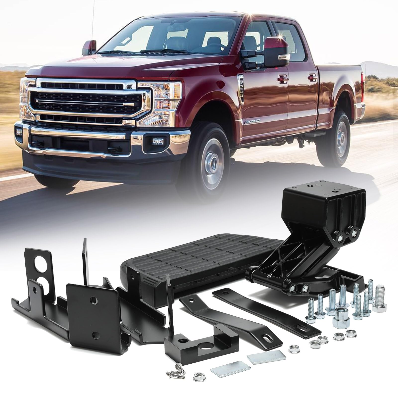 MXLTYMX F250 F350 Truck Side Step Retractable Step Compatible with Ford ...