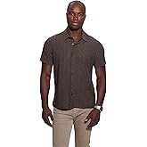 GUESS Mens Short Sleeve Reeves Woven Shirt