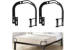 Mattress Slide Stopper, YUOROS Corner Mattresses Retainer Bar Keep Mattress from Sliding Stopper to Prevent Sliding Holder in Place Gripper for Metal Bed Frame