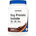 Nutricost Soy Protein Isolate Powder, 2 LB Milk Chocolate - 10 Grams of Protein Per Serving, Vegan, GMO-Free & Gluten Free