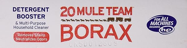 BORAX 20 MULE TEAM DETERGENT BOOSTER, 65 OZ.