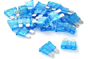 GOODSEN (25Pcs) 15 Amp Standard Car Fuses, 15A Automotive Fuses, Automotive Replacement Fuses(ATO/ATC), Blade Fuse for Car/RV/Truck/SUV/Motorcycle/Boat