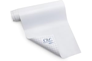 Cut & Create by Avery, Glass Etch Vinyl, White Pearl Vinyl with Permanent Adhesive, (1 Roll, 12" x 48") Compatible with Cutti