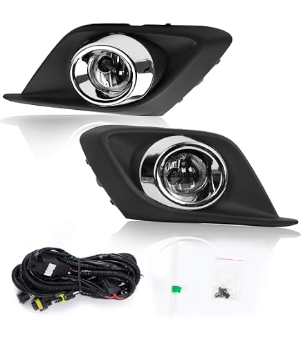 Evan-Fischer Driver Side Fog Light – For 2010-2011 Mazda 3 & 3 Sport – Clear Halogen – DOT/SAE