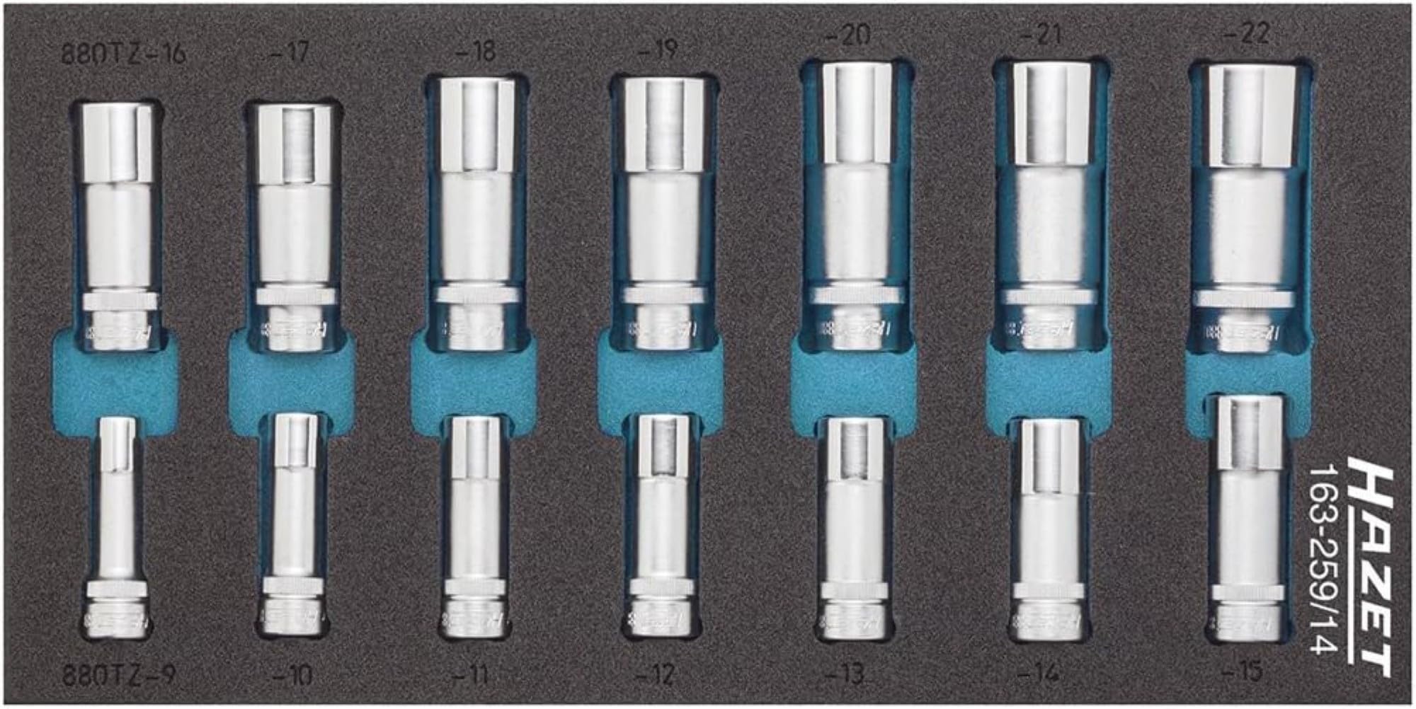 Hazet 163-259/14 12-Point socket set