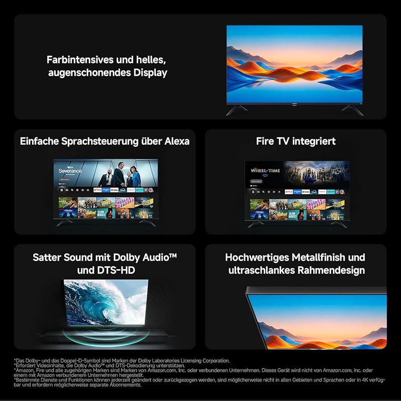 TV F 32 2026, 32 Zoll (81 cm), HD, Smart TV, Fire OS14, Dolby Audio™ — Foto 2 von 8