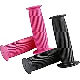 2 Pair Mini Kids Bike Handlebar Grips Non-Slip Soft Rubber Bicycle Grips | Non-Slip TPR:Safe and comfortable.Ergonomic:Turbo shape for small hands.Universal:Fits 22mm kids'bikes.Easy Setup