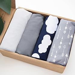 Baby Bassinet Sheets 4 Pack Compatible with