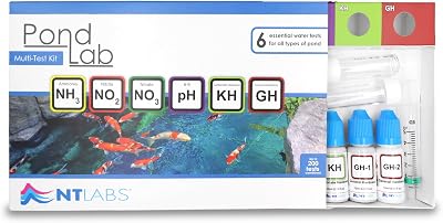 NT Labs Pond Lab Multi Test Kit 6 in 1 Water Test Kit Ammonia Nitrite Nitrate