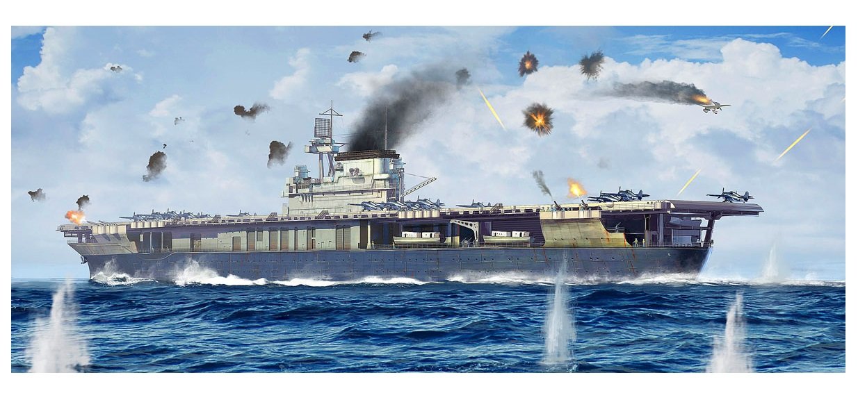 Trumpeter 1:700 - USS Yorktown CV-5