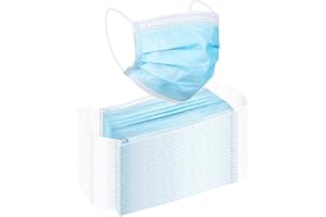 Be Smart Get Prepared 50 pcs FACE MASK, 3 Ply Protective Barrier, Single Use, Disposable Earloop – Home, Travel, Office, School, Work, Outdoors