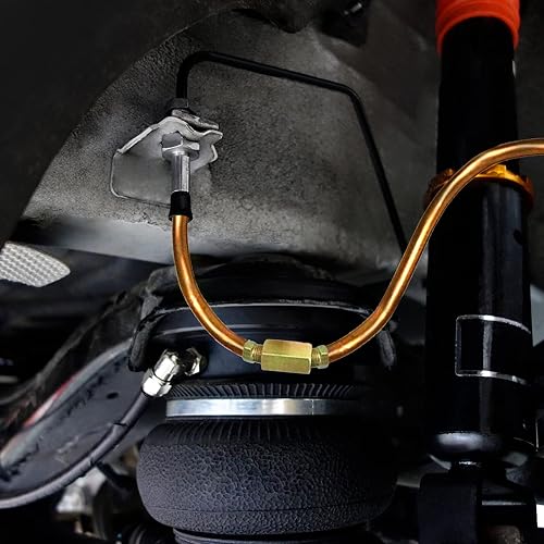 MuHize Brake Line Fittings - 15 Pieces 3/8'-24 Threads Assortment For 3/16' Brake Line Tube (5 Unions, 10 Nuts