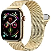 ZMHAZHM Stainless Steel Mesh Loop for Apple Watch Band 38mm 40mm 41mm 42mm(Series 10), Magnetic Clasp Replacement Bands for iWatch Ultra Series 9 8 SE 7 6 5 4 Women & Men