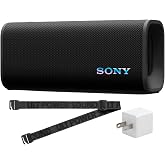 Sony ULT Field 3 Portable Wireless Speaker 2-Way Active Design (Black) | Bundle includes Portable Wireless Speaker Accessory, (2 items)
