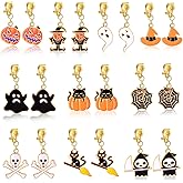 DEVIENG Clip On Earrings Hypoallergenic Clips Earrings Sets Suitable for Ages 4-12 Little Girls, Cute Small Clips On Earrings Jewelry Gifts Set