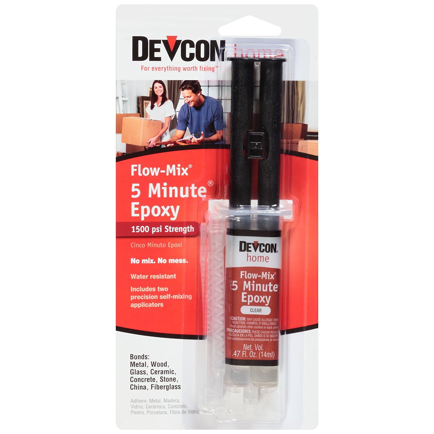 Devcon Flow-Mix 5-Minute Clear Epoxy - 14 ml