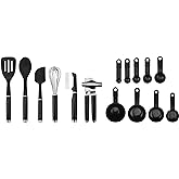 KitchenAid Classic Tool and Gadget Set, 15-Piece, Black