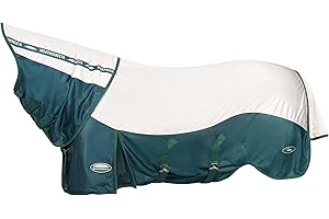 WeatherBeeta Green-Tec Airflow Mesh Detach-A-Neck, White/Dragonfly Blue, 81"