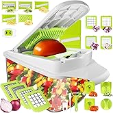 Vegetable Chopper and Slicer Dicer for Kitchen 23 PCS Veggie Slicer and Chopper Vegetable Cutter Cooking Accessories Gadget S