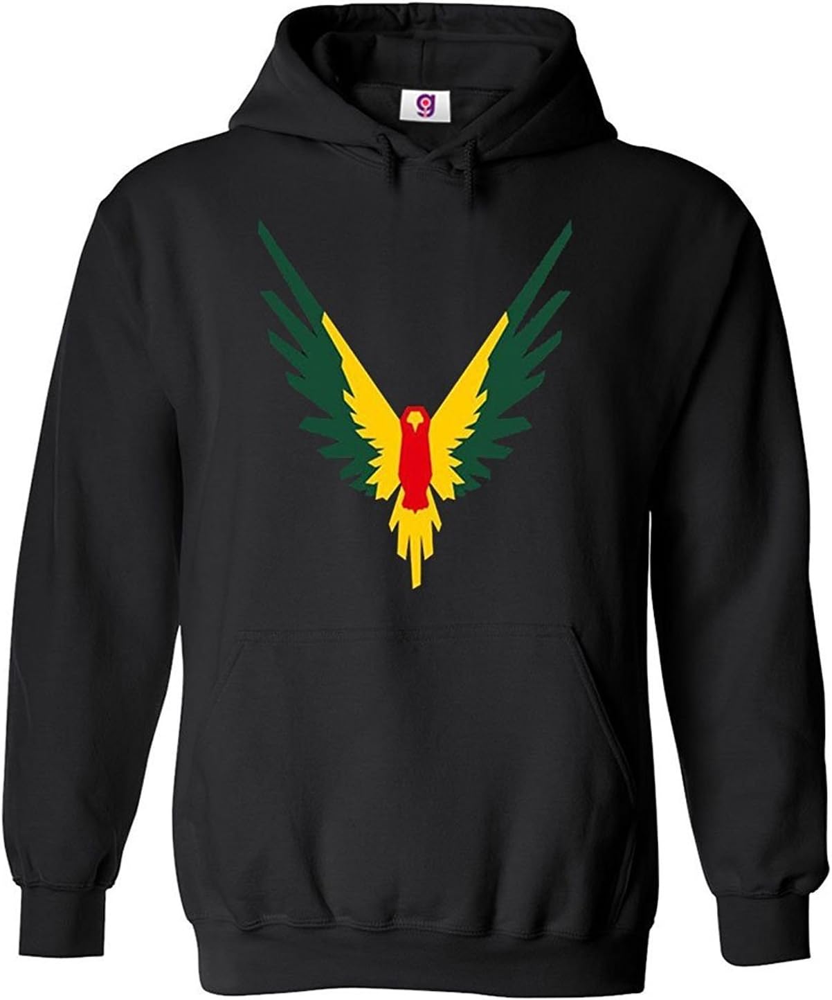 Graphic Impact Inspired Logan Paul Maverick Pullover Hoodie Full Colour Maverick Eagle Print Unisex Adults Youtuber Gift Hoody