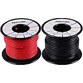 TUOFENG 14 AWG Wire, Soft and Flexible Silicone Insulated Wire 66 Feet [33 ft Black and 33 ft Red ] Stranded Wire High Temperature Resistance for RC Applications,Test Lead,Drones Battery