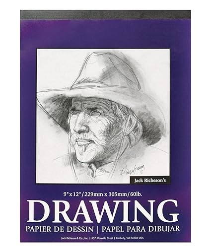 Jack Richeson Tape Bound Drawing Pad 18 X 24 60lb 100 Sheet