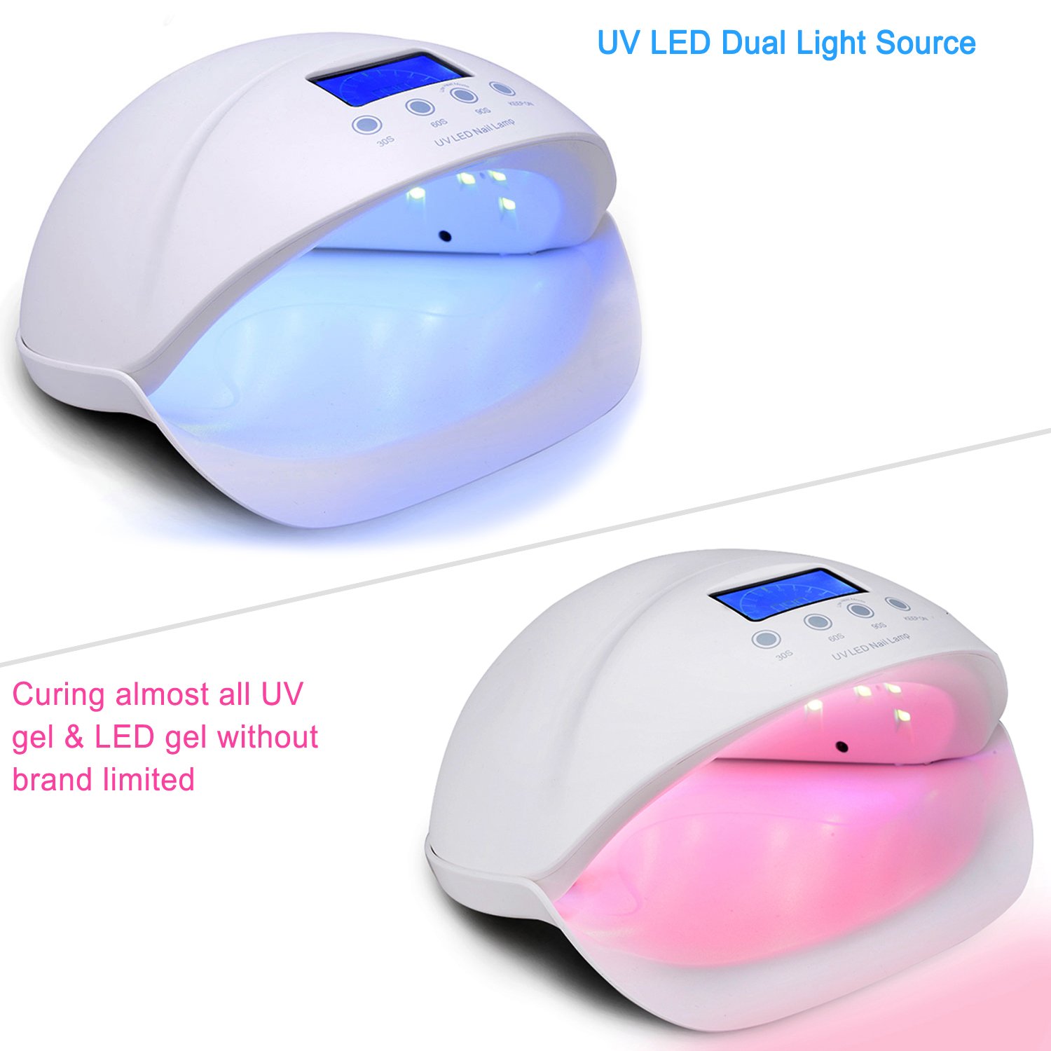 Nail Dryer UV LED Nail Lamp with LCD Display Screen 3 Timer