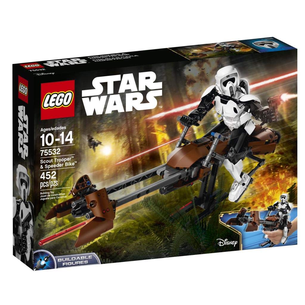 LEGO UK 75532 "Scout Trooper and Speeder Bike Construction Toy
