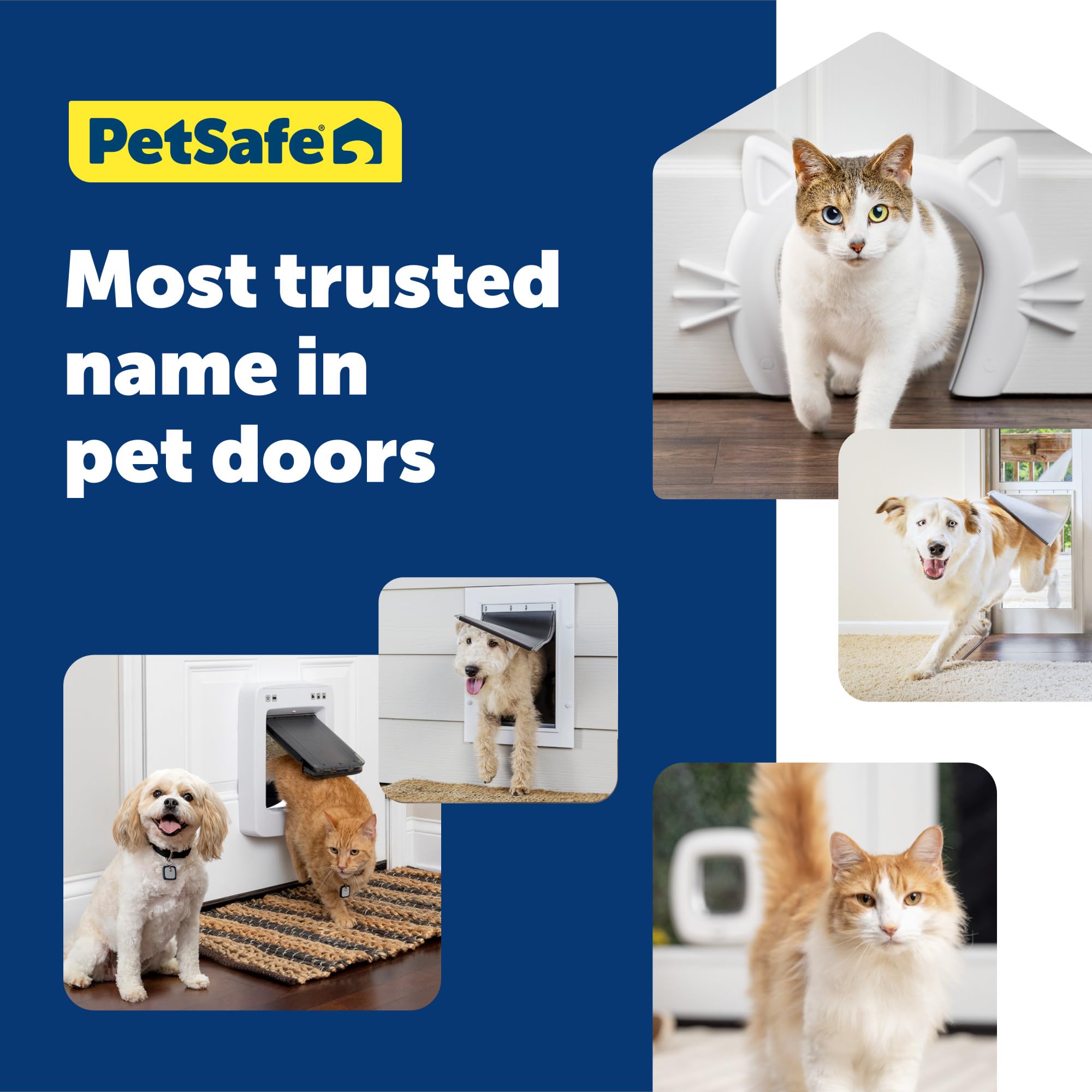 PetSafe Doggy Door for Sliding Glass Doors, Adjustable Height 75 7/8