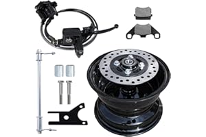 JMCHstore Rear Rim Disc Hydraulic Brake Kit for Baja Massimo MB200, Baja Heat, Mini Baja, Baja warrior, Baja Carbon 6.5 196cc Mini bike