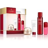 Shiseido Benefiance Wrinkle Smoothing Set - $146 Value | Clarifying Cleansing Foam (15mL), Eudermine Essence (70mL), Ultimune Power Infusing Serum (10mL) &amp; Full-Size Eye Cream (15mL)