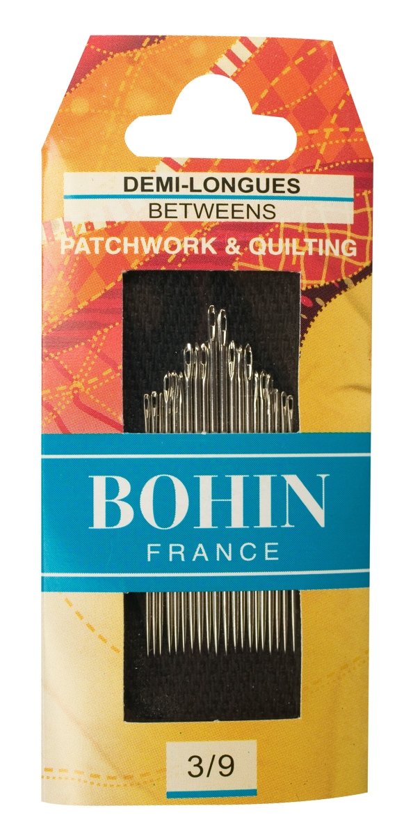 Bohin Fabrics Between Needles ASST3/9, Metal, Silver, 0.1 x 0.1 x 4.5 cm