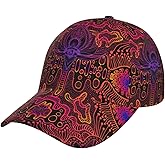BCQJNB Psychadelic Trippy Abstract Baseball Cap Snapback Hats Adjustable Trucker Hat for Men Women