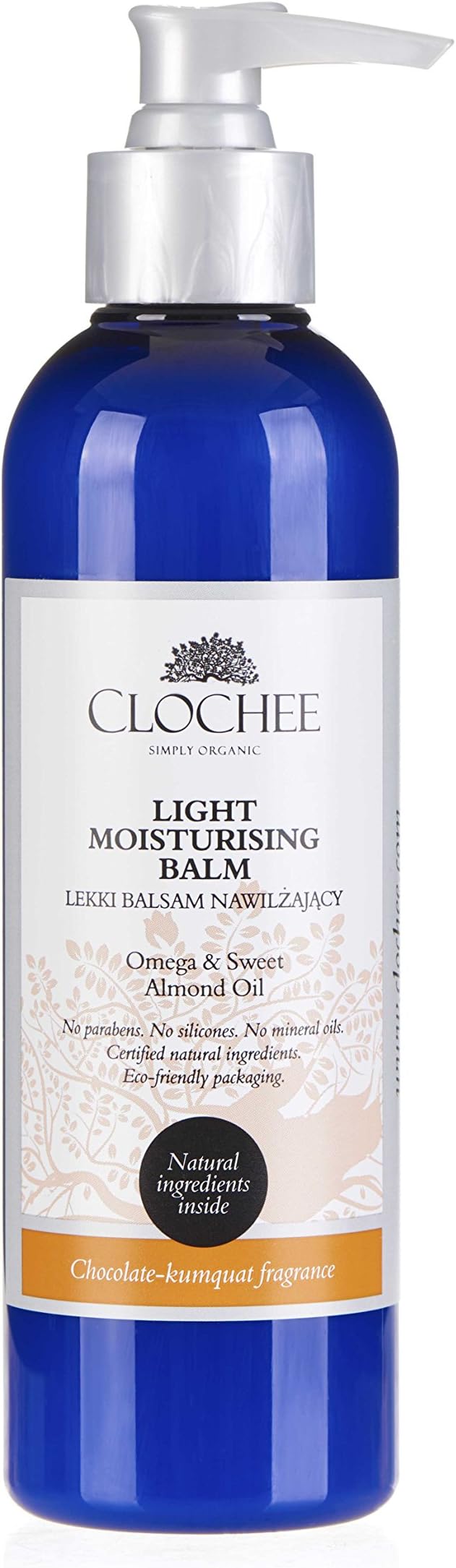 CLOCHEE - Light moisturising balm - chocolate-kumquat - 250 ml - ORGANIC