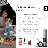 LARS NYSØM Salt and Pepper Grinder Set - Stainless Steel, Adjustable Ceramic view 2