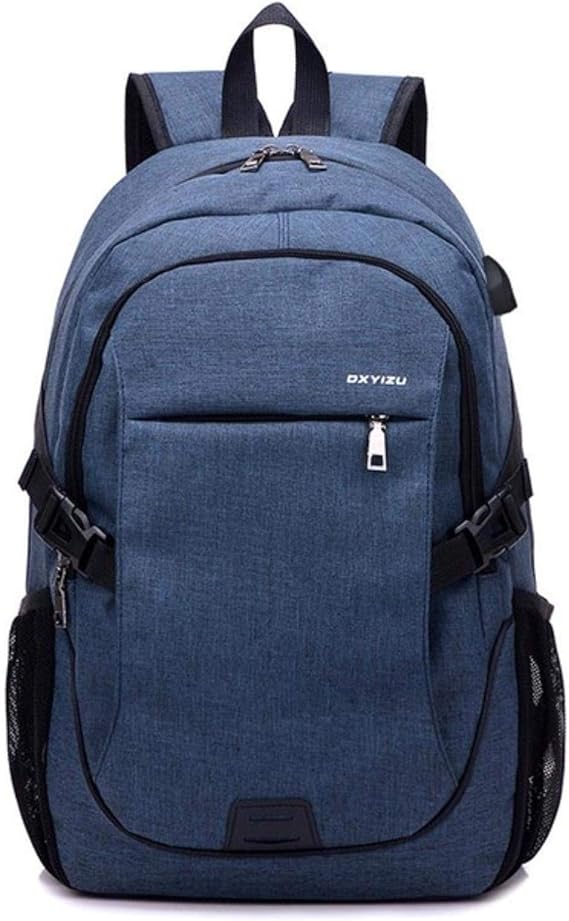 Zaino Porta PC 15.6 Pollici Impermeabile Con Porta USB – Unisex Lavoro E Università – Colore Bianco Sporco - 5