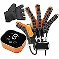 OUOQNUE Rehabilitation Robot Gloves, Hemiplegia Stroke Arthritis Finger Orthosis, Finger Rehabilitation Trainer for Left and Right Hand, Relief of Hand Stiffness