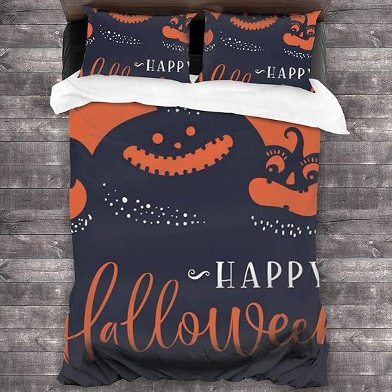 Amazon 布団カバー シングル 3点セット 寝具カバー セット ベッド用 布団用 掛け布団カバー ハロウィーンのカボチャ 手書き のレタリング ベクトルイラスト 肌に優しい 抗菌防臭加工 寝具カバーセット オンライン通販 Amazon 布団カバー シングル 3点セット 寝具カバー セット ベッド用 布団用 掛け布団カバー ハロウィーンのカボチャ 手書き のレタリング ベクトルイラスト 肌に優しい 抗菌防臭加工 寝具カバーセット オンライン通販