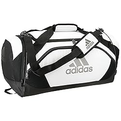 adidas Team Issue 2 Medium Duffel Bag White, One Size