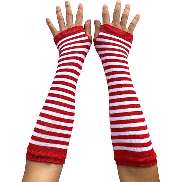 Arm Warmers, Womens Winter Fingerless Long Glove Wool Knit Arm